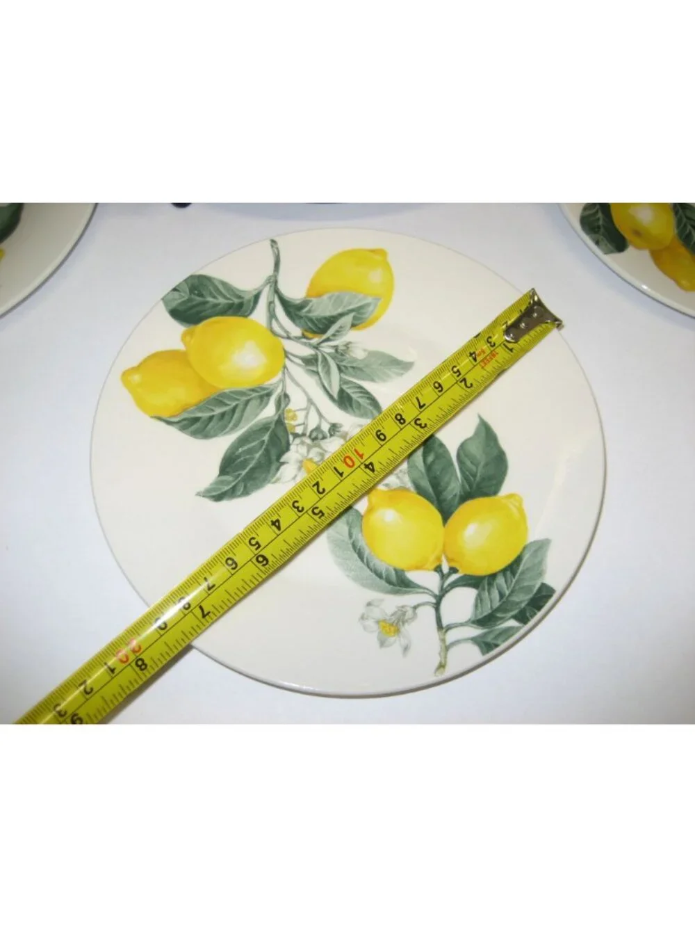 Royal Norfolk Lemon Lemons Yellow Salad Plates 7.25